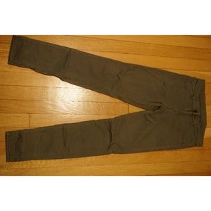 Uniqlo women's slim pants (Olive)